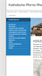 Mobile Screenshot of kath-rheineck.ch